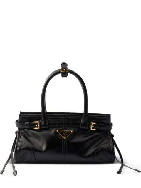 Prada Bonnie leather mini handbag - Black - zdjęcie produktu nr 1