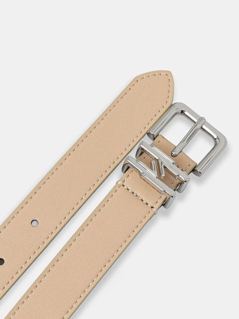 Marella pasek skórzany damski kolor beżowy 2523506037200 - zdjęcie produktu nr 2