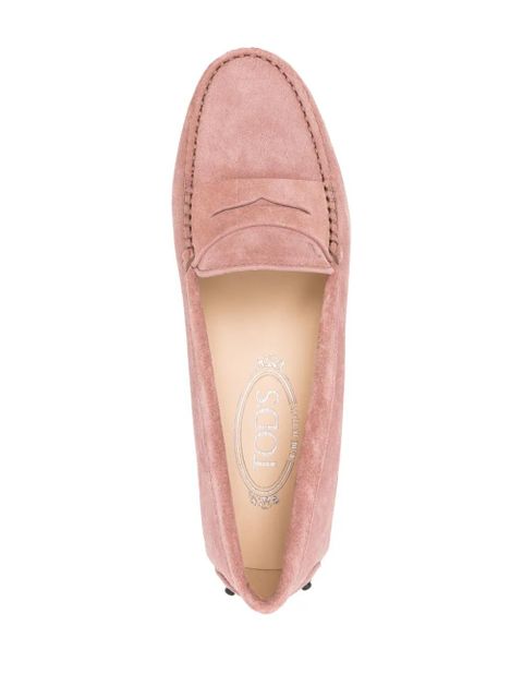 Tod's Gommino Driving suede penny loafers - Pink - zdjęcie produktu nr 2