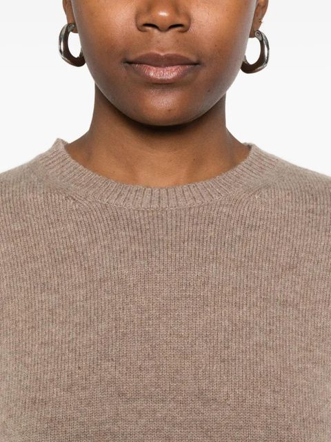 Max Mara round-neck cashmere sweater - Brown