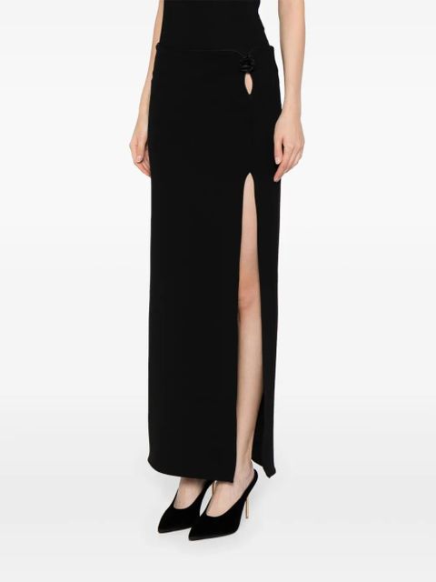 Magda Butrym Rosette cut-out maxi skirt - Black - zdjęcie produktu nr 2