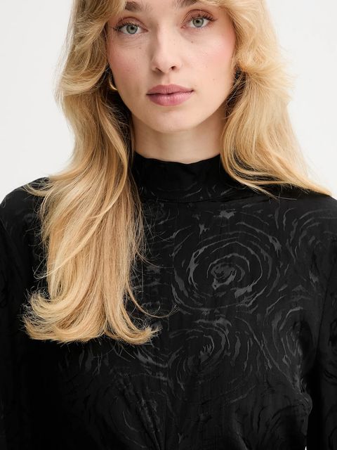 Gestuz sukienka kolor czarny mini rozkloszowana 10910606