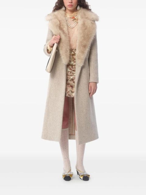 Valentino Garavani virgin-wool coat - Neutrals