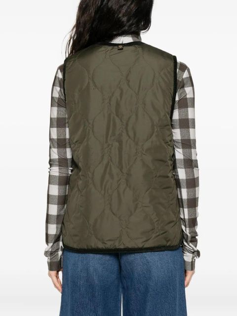 Barbour quilted borg-lined vest - Green