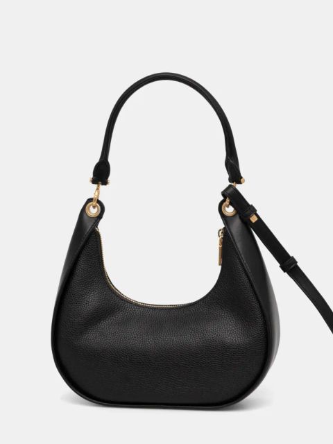 Dkny torebka skórzana kolor czarny R44CEI49