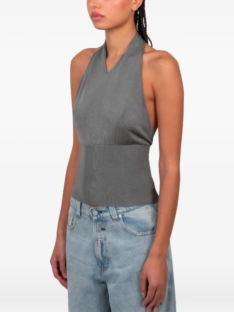 Gimaguas Mirage halterneck top - Grey - zdjęcie produktu nr 2