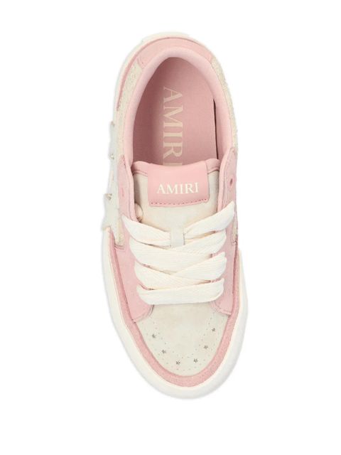 AMIRI Sunset Skate star-patch leather sneakers - Pink