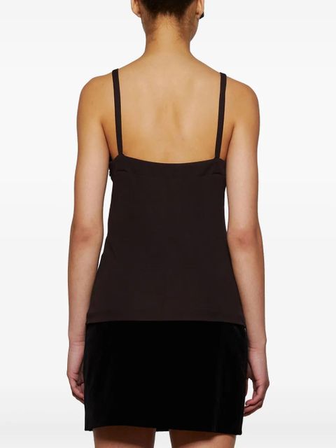 Jil Sander sleeveless tank top - Brown