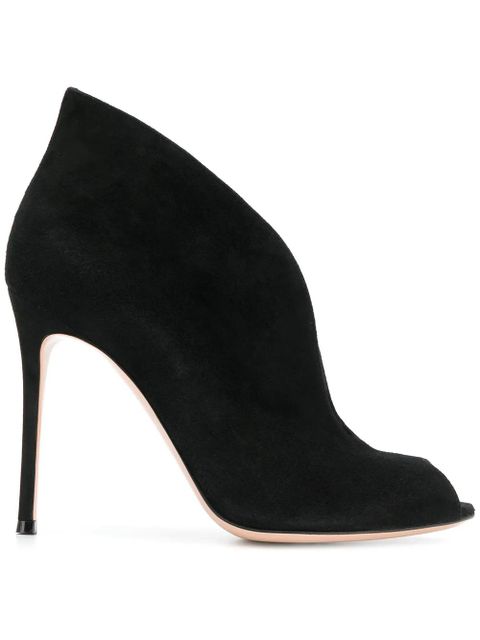 Gianvito Rossi 105mm Vamp suede pumps - Black - zdjęcie produktu nr 1
