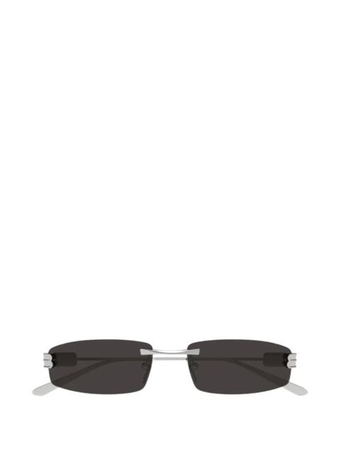 Balenciaga Eyewear logo-detail sunglasses - Silver - zdjęcie produktu nr 1