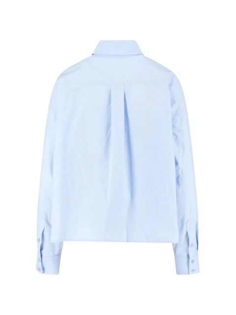 The Frankie Shop Arlen boxy shirt - Blue - zdjęcie produktu nr 2