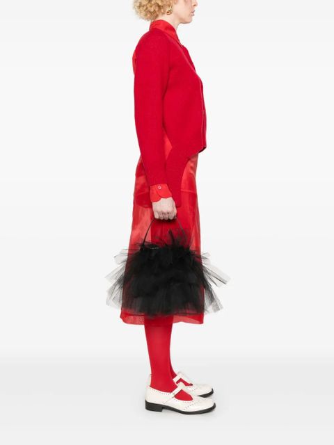 Simone Rocha ruffled mini bag - Black - zdjęcie produktu nr 2