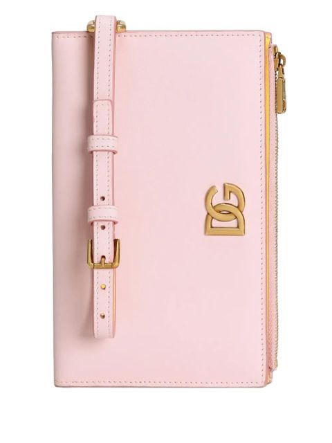 Dolce & Gabbana DG-plaque passport holder - Pink - zdjęcie produktu nr 1