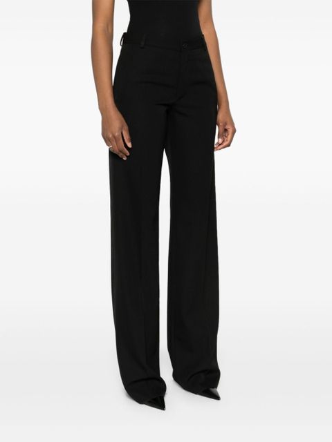 Balenciaga straight-leg tailored wool trousers - Black