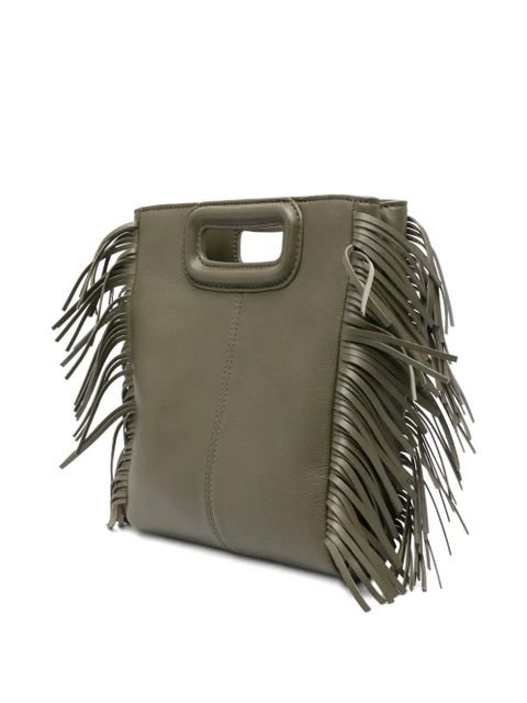 Maje small M tote bag - Green