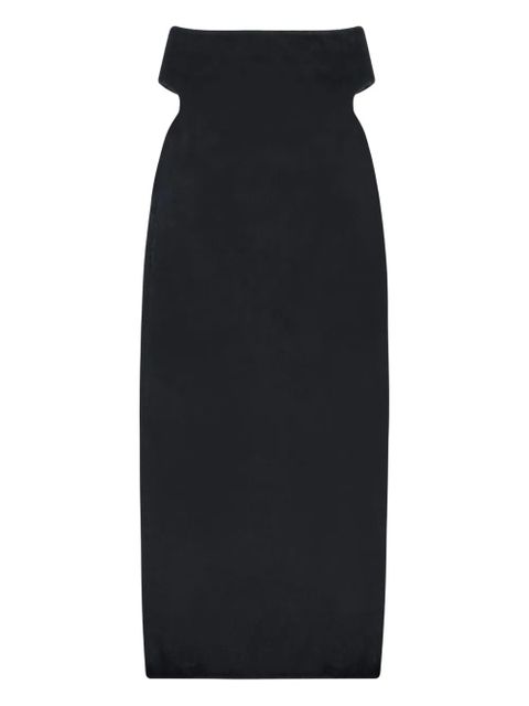The Row notched maxi dress - Black - zdjęcie produktu nr 1