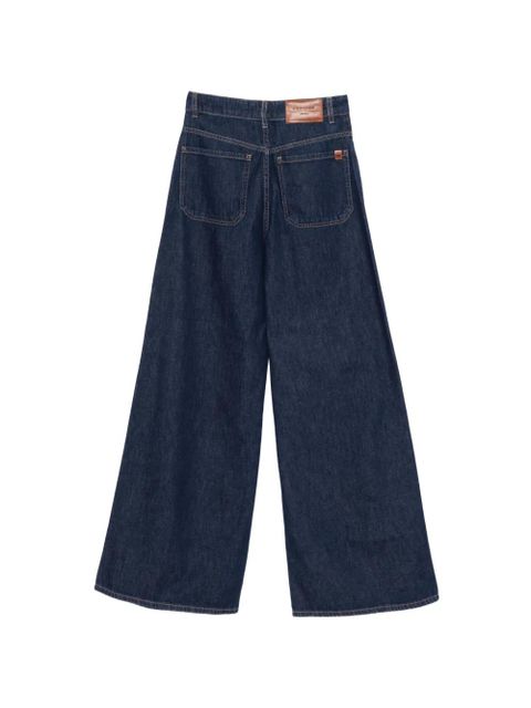 Weekend Max Mara five-pockets wide-leg jeans - Blue - zdjęcie produktu nr 2