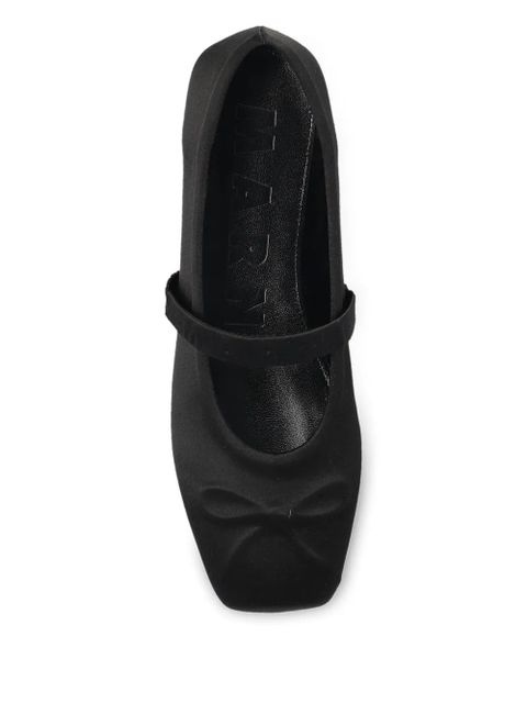 Marni leather ballet flats - Black