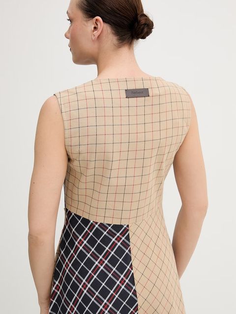 Barbour sukienka bawełniana Dalbury