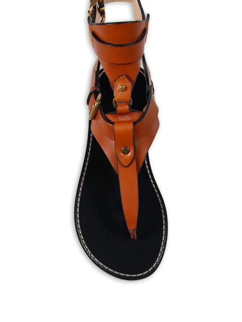 ISABEL MARANT Eveen buckle strap sandals - Brown