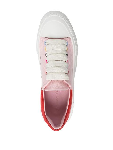 Alexander McQueen low-top canvas sneakers - Pink
