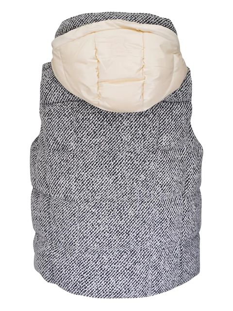 BOGNER hooded zip gilet - Grey