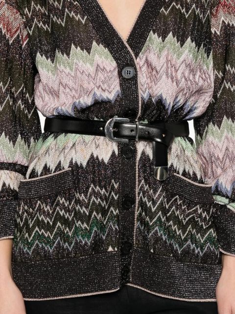 Missoni button zigzag cardigan - Black