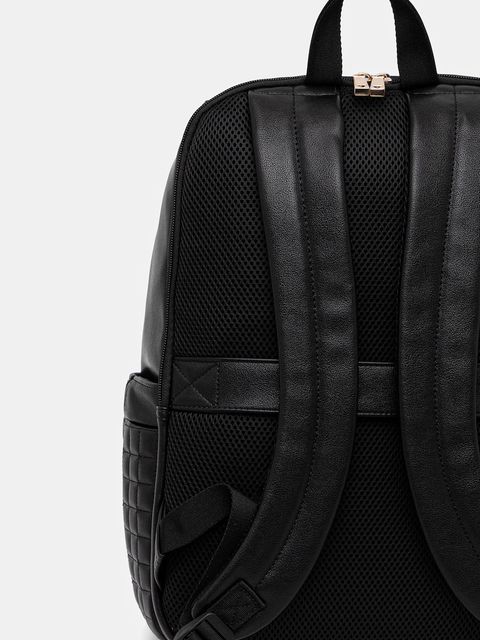 Guess plecak NADIRA damski kolor czarny duży gładki TWQG84 24033 - zdjęcie produktu nr 2