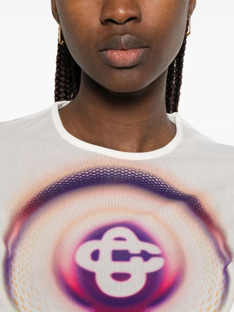 Casablanca graphic-print T-shirt - Orange