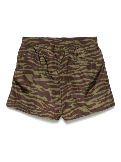 The Attico zebra-print swim shorts - Green - zdjęcie produktu nr 2