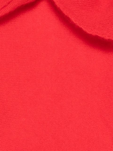 SOLOTRE ring-embellished scarf - Red - zdjęcie produktu nr 2