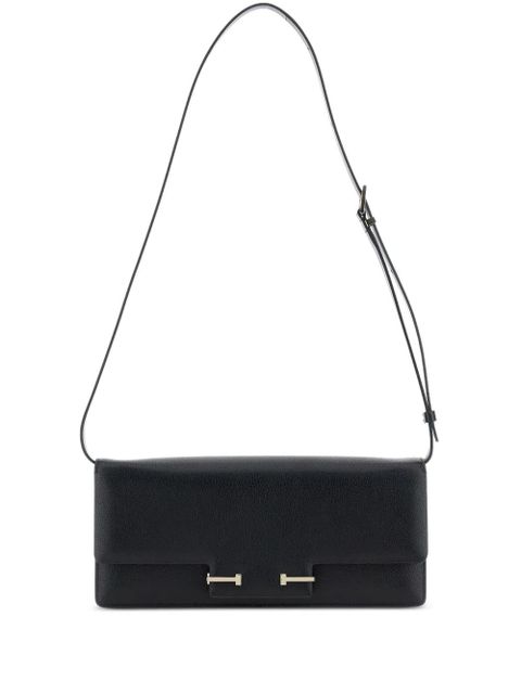 TOM FORD Enlongated leather shoulder bag - Black - zdjęcie produktu nr 1