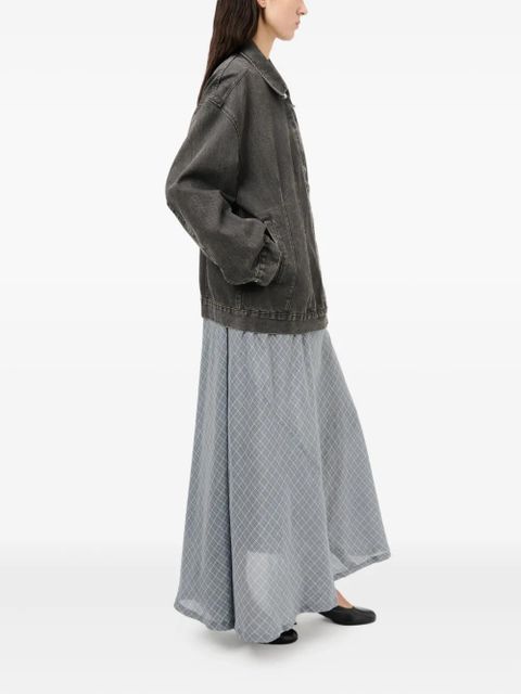 OUR LEGACY Draft panelled denim jacket - Black