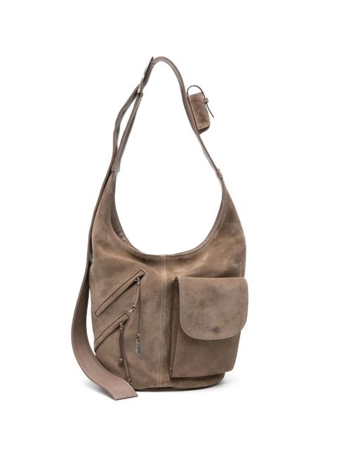 Ba&Sh Youyou suede shoulder bag - Neutrals - zdjęcie produktu nr 1