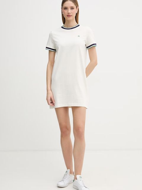 Calvin Klein Jeans sukienka bawełniana - zdjęcie produktu nr 1