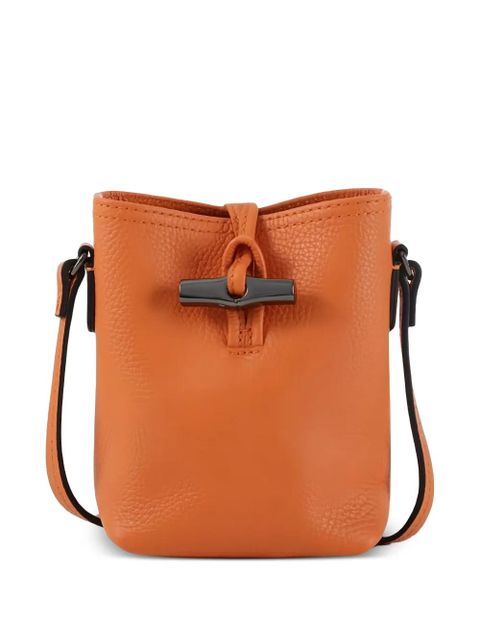 Longchamp Le Roseau leather shoulder bag - Orange - zdjęcie produktu nr 2