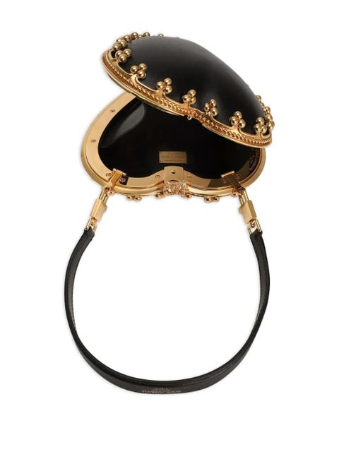 Dolce & Gabbana heart-shape clutch bag - Black