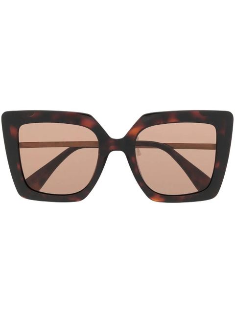 Max Mara Eyewear butterfly-frame sunglasses - Brown - zdjęcie produktu nr 1