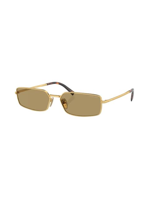 Prada Eyewear Prada PR A60S rectangle sunglasses - Gold - zdjęcie produktu nr 2