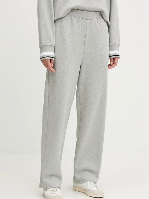 Calvin Klein Performance spodnie dresowe damskie kolor szary gładkie LVGWF5P627 - zdjęcie produktu nr 1