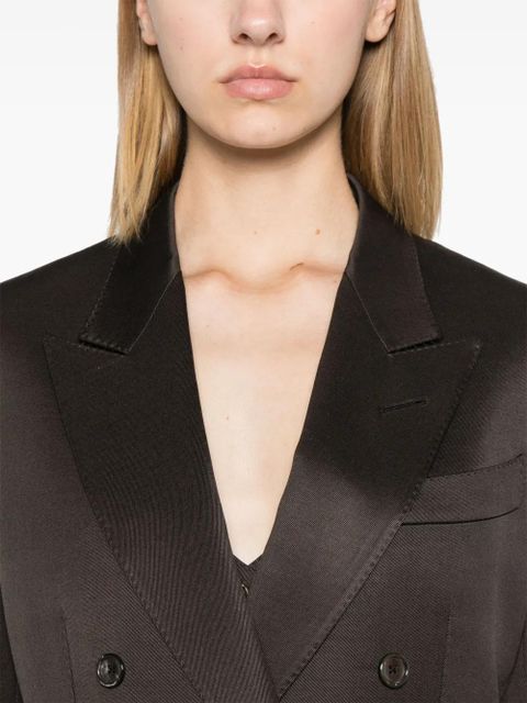 TOM FORD double-breasted blazer - Brown