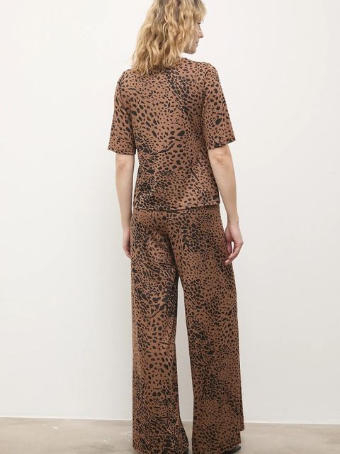 Answear.LAB komplet damski kolor brązowy