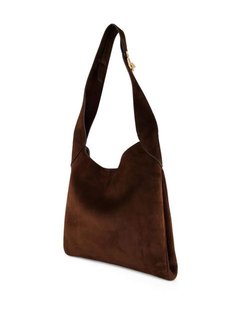 Gabriela Hearst small suede tote bag - Brown