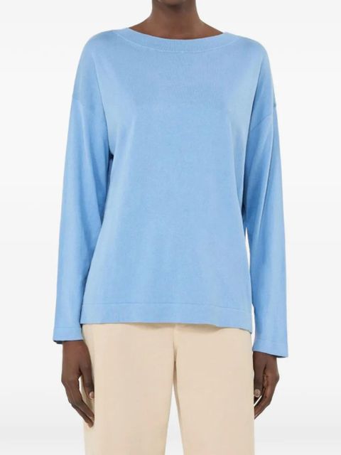 Weekend Max Mara boat-neck sweater - Blue - zdjęcie produktu nr 2