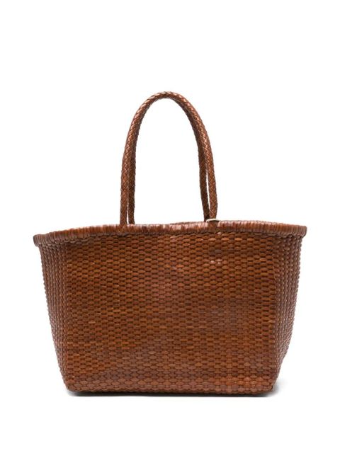 DRAGON DIFFUSION big B Weave woven tote bag - Brown - zdjęcie produktu nr 1