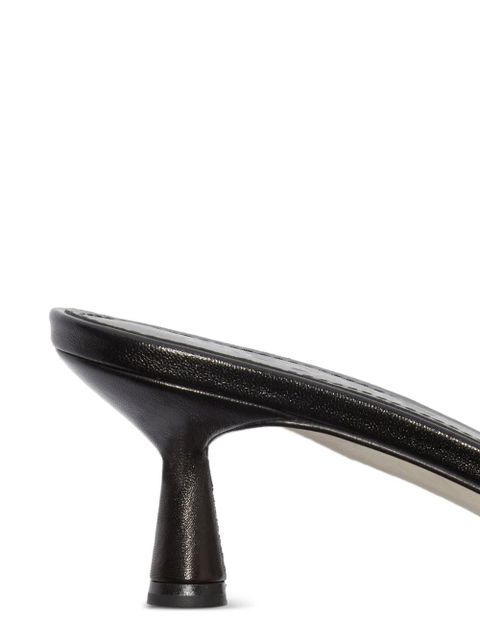 Aeyde Vero crossover strap sandals - Black