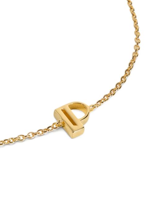 Monica Vinader Initial P chain bracelet - Gold - zdjęcie produktu nr 1