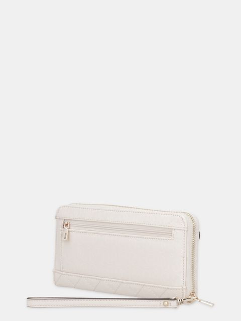 Guess portfel IDRA damski kolor beżowy SWGG81 57146