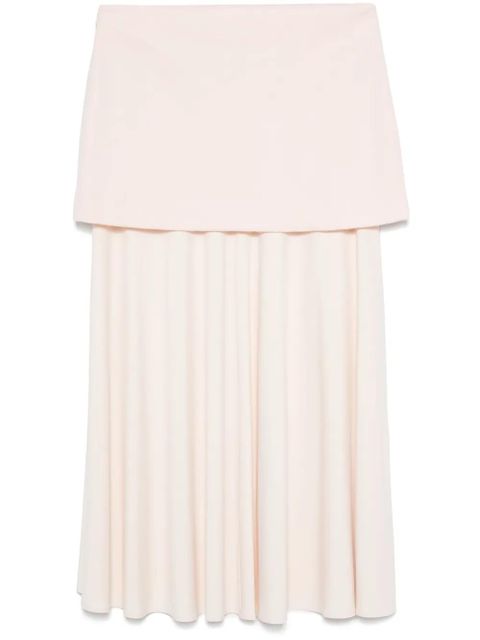 Jil Sander layered maxi skirt - Pink - zdjęcie produktu nr 1
