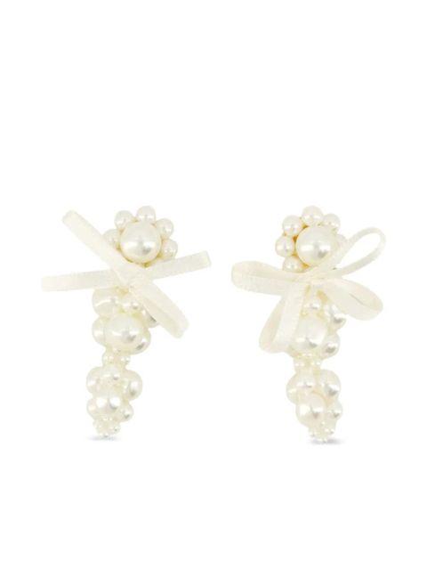 Simone Rocha Petite bow earrings - Gold - zdjęcie produktu nr 1
